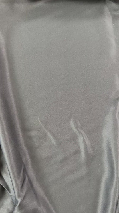 Mulberry Silk Twill - Black - 16mm