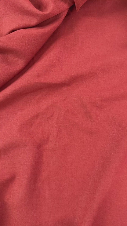 Palma Linen Viscose - 
Brick Red
