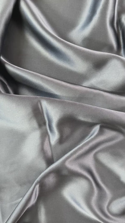 Mulberry Silk Charmeuse - Dark Navy - 19mm