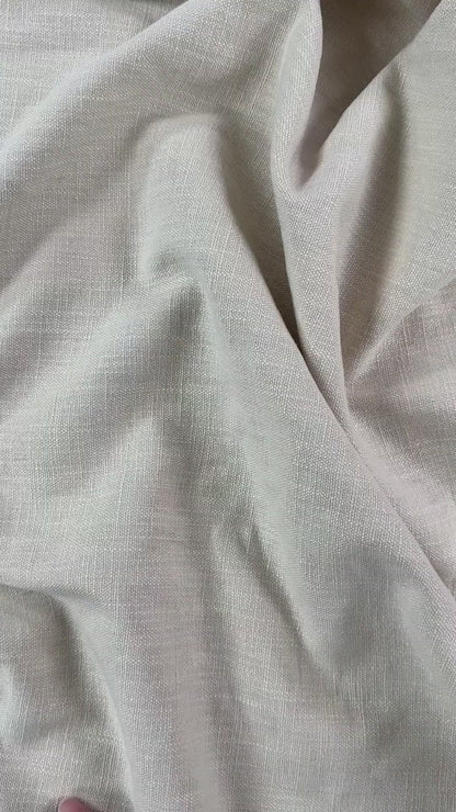 Natural - Heavy Linen Cotton Canvas