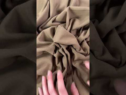 Bamboo Cotton Sweatshirt Fleece - Milk Chocolate