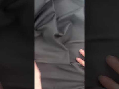 Cotton Polyester Woven - Black - Deadstock