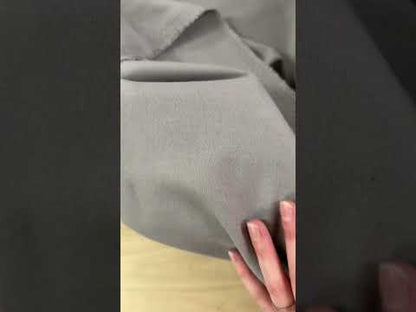 Organic Cotton Brushed Twill - Grey