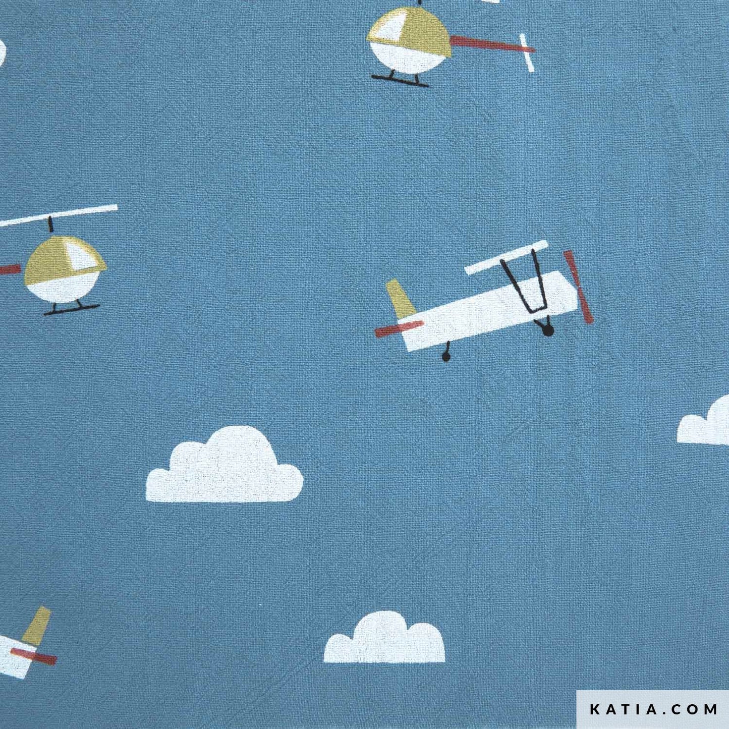 Planes - Jade - Rustic Cotton