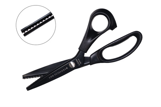 LDH Midnight Edition Lightweight Scalloped Pinking Shears - 9"