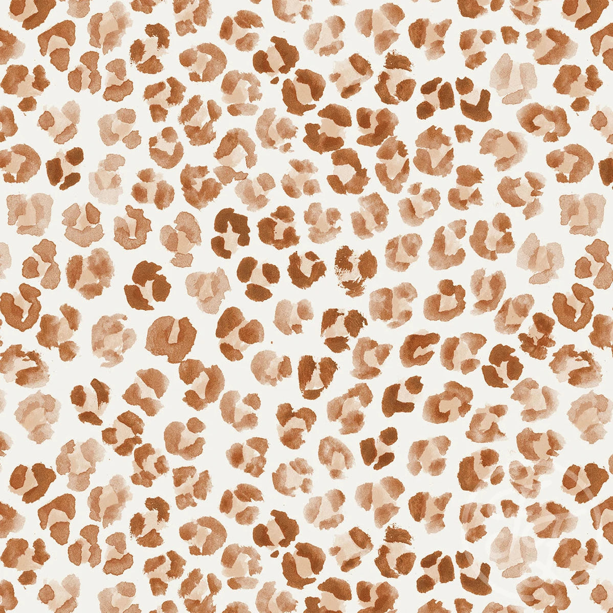 Leopard Spots - Medium - Sand - Cotton Jersey Knit