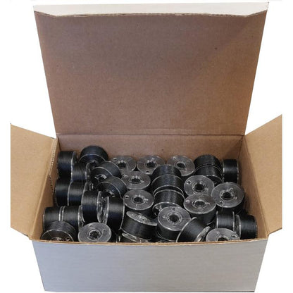 Fil-tec - Clear-Glide Poly Bulk Prewound Class 15A 135yd Bobbins Black - 80 Bobbins Per Set