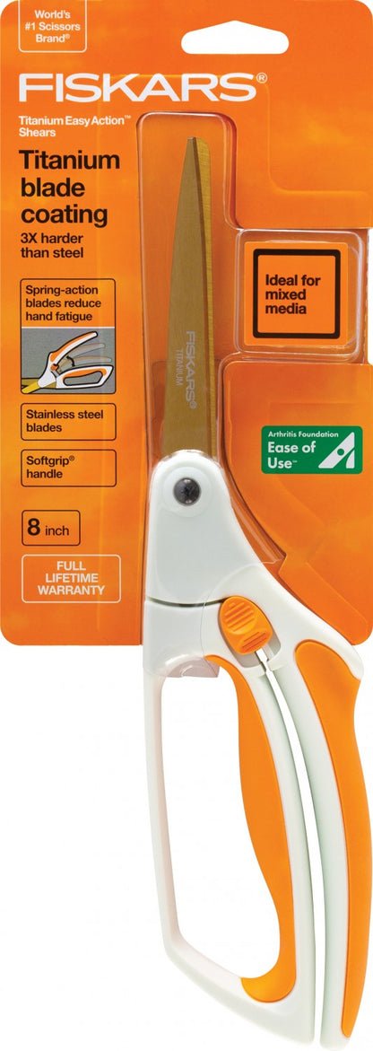 Fiskars - Titanium Easy Action Shears - Scissors