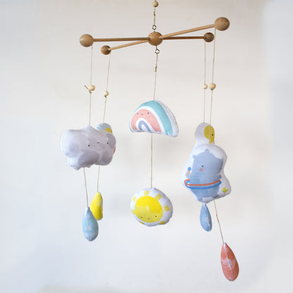 Sky Rhinos Baby Panel French Terry - Katia Fabrics - French Terry Knit - Sold per Panel 65cm / 26"