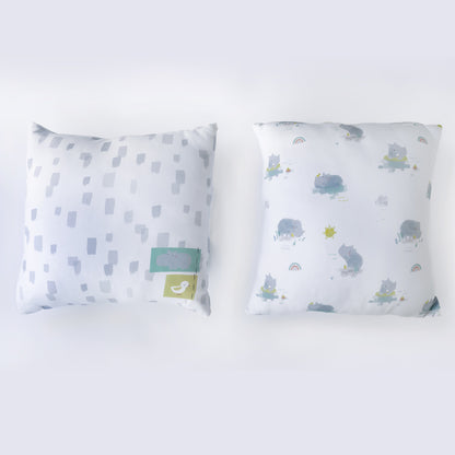 Sky Rhinos Baby Panel French Terry - Katia Fabrics - French Terry Knit - Sold per Panel 65cm / 26"