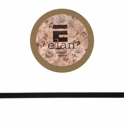 ELAN Double Face Satin Ribbon 9mm x 2m - Black - Full Spool