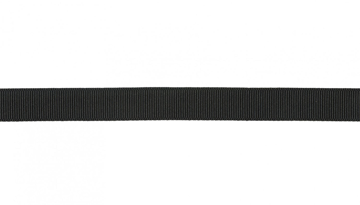 10mm (3/8") Grosgrain Ribbon - Black