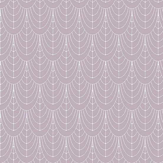 Century Prints - Art Deco - Curtains - Whisper Purple Mauve - Cotton Quilting Fabric