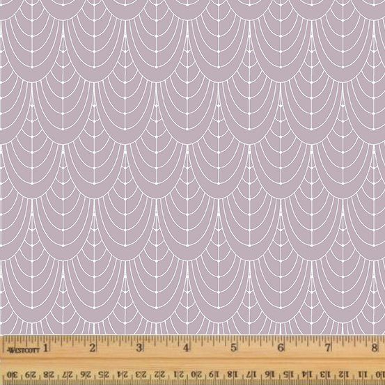 Century Prints - Art Deco - Curtains - Whisper Purple Mauve - Cotton Quilting Fabric