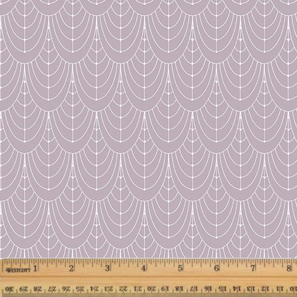 Century Prints - Art Deco - Curtains - Whisper Purple Mauve - Cotton Quilting Fabric