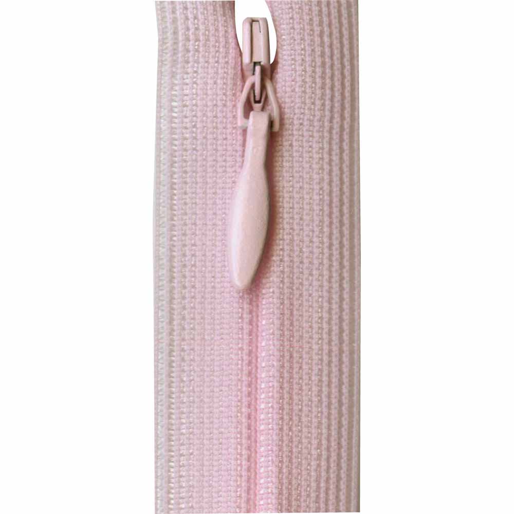 Invisible Closed End Zipper 60cm (24″) - Light Pink