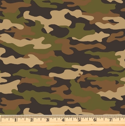 Camo - Multi - Cotton Poplin - Camouflage