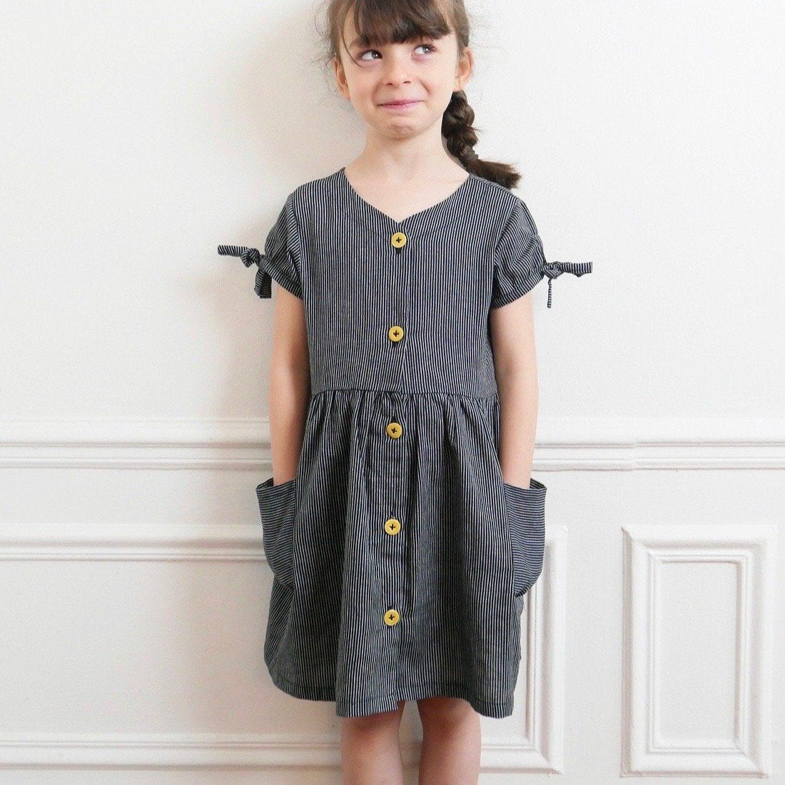 Ikatee - ANNA Child Dress - 3/12Y - Paper Sewing Pattern