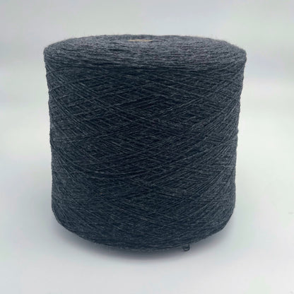 100% Cashmere Yarn - Deadstock Yarn - Made in Italy - Charcoal Grey - Lace Weight  - 100g