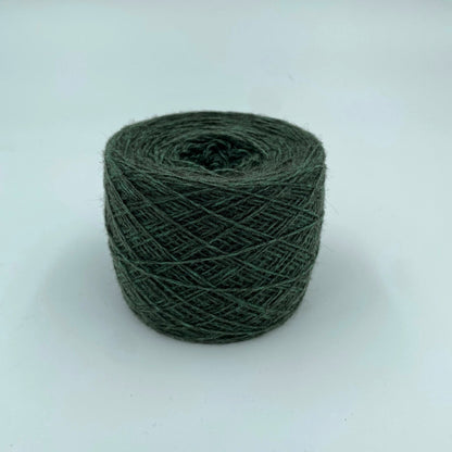 Baby Yak - Deadstock Yarn - Made in Italy -  Aspen Green - Fingering Weight  -  232 grams CONE