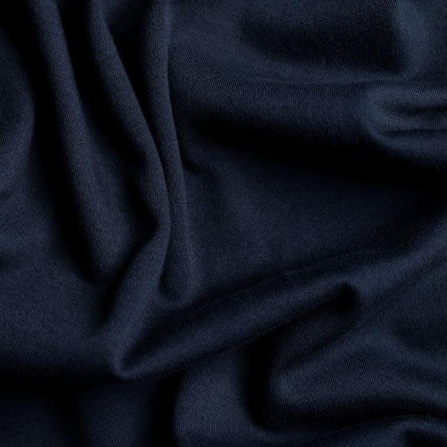TENCEL™ Lyocell Organic Cotton Spandex Jersey - Navy
