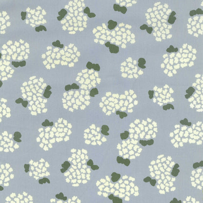 Snowball Flower - Muddy Works - Cotton Sateen Fabric