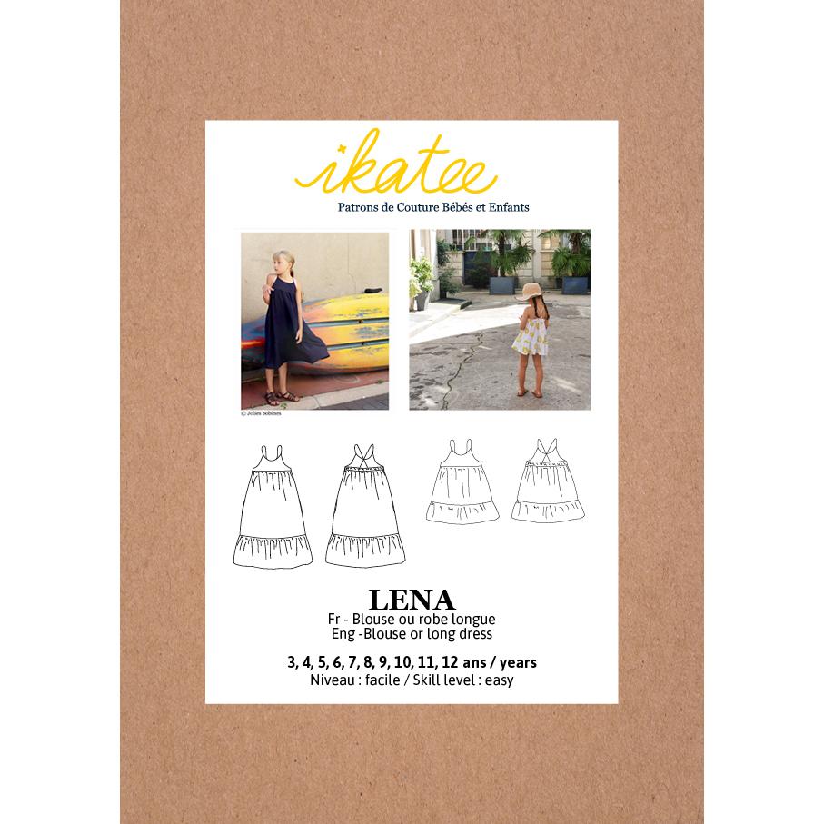 Ikatee - LENA - Shirt & dress - Kids 3/12 - Paper Sewing Pattern