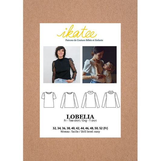 Ikatee - LOBELIA Tee-shirt Adult 32-52 - Paper Sewing Pattern