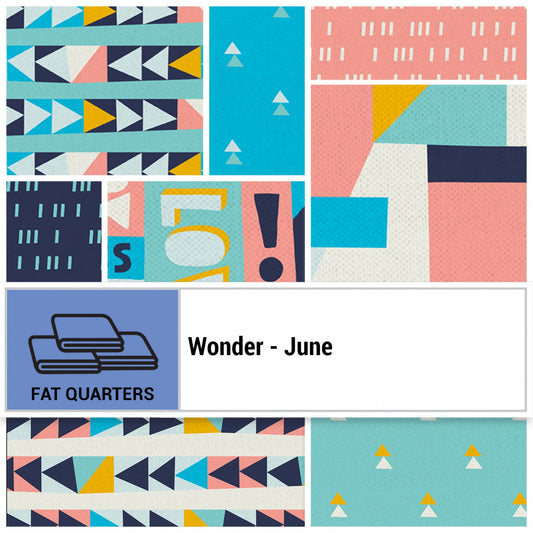 Paintbrush Studio - Fat Quarter Bundle - Wonder - Weston - Cool - 8 FQ / 2 Yards