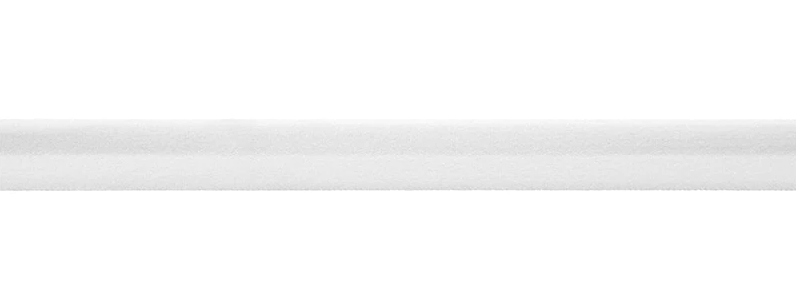 15mm (5/8") Matte Fold Over Elastic FOE - White