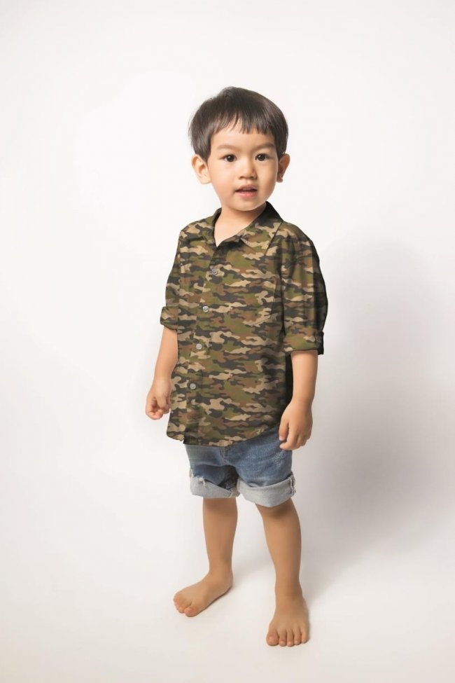 Camo - Multi - Cotton Poplin - Camouflage