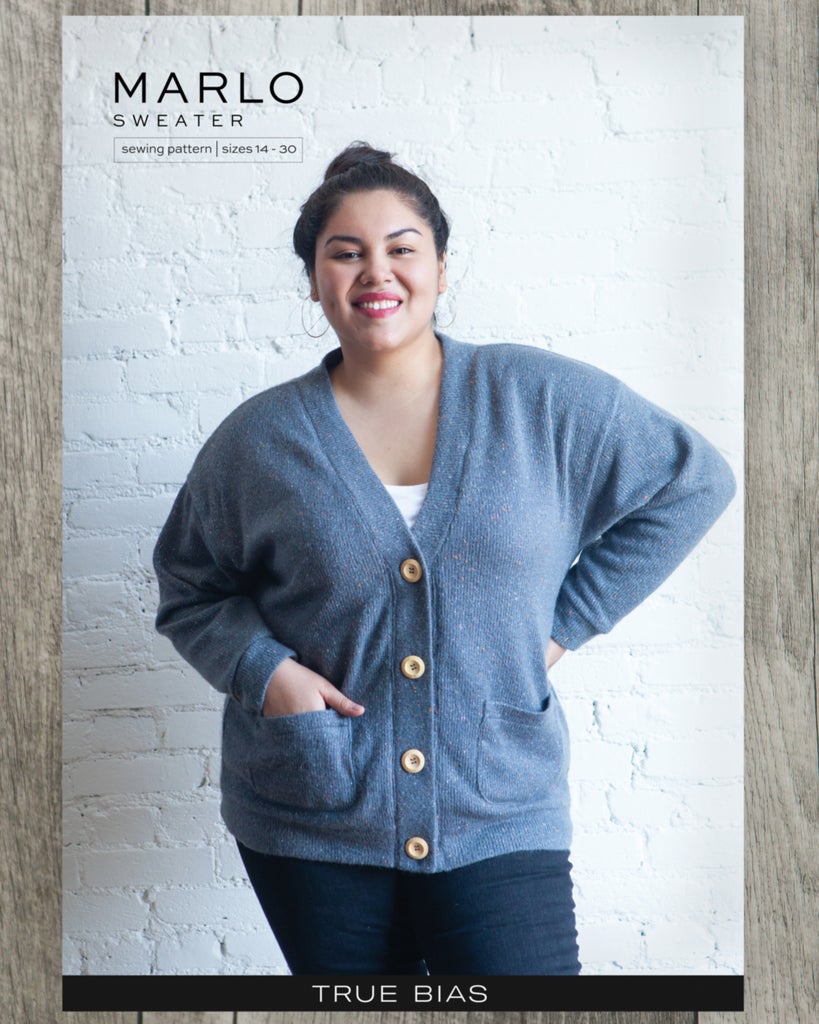 Marlo Sweater -14 - 30 - By True Bias Patterns