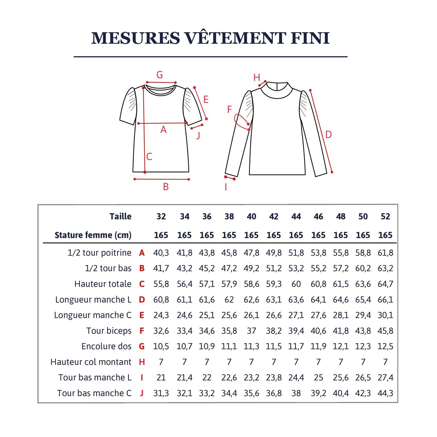 Ikatee - LOBELIA Tee-shirt Adult 32-52 - Paper Sewing Pattern